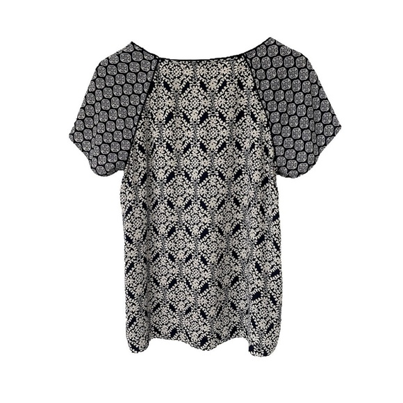 Ann Taylor LOFT Damask Fluid Tee - Picture 1 of 11